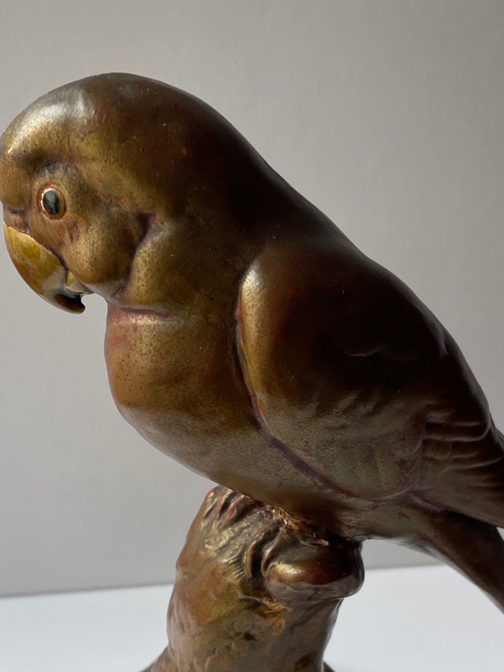 Mid Century Parrot Sculpture
